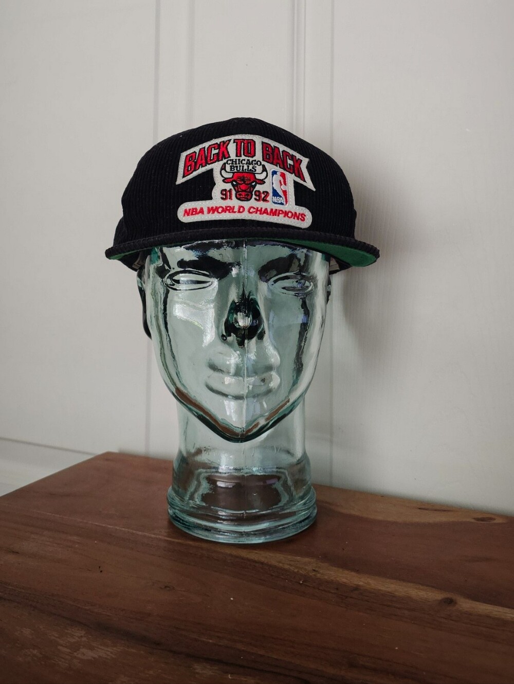 Mitchell & Ness Back to Back 91 92 NBA World Champions Corduroy Adjustable Hat